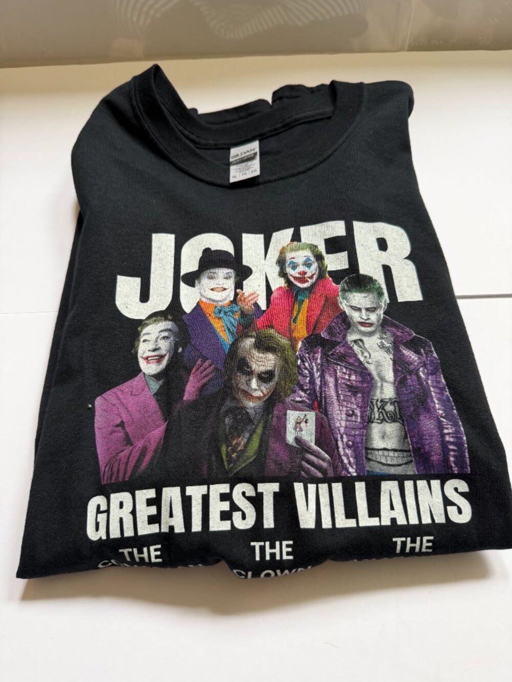 Joker/Greatest Villians Tee W XL